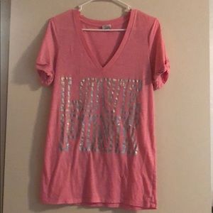 Pink Victoria’s Secret T-shirt